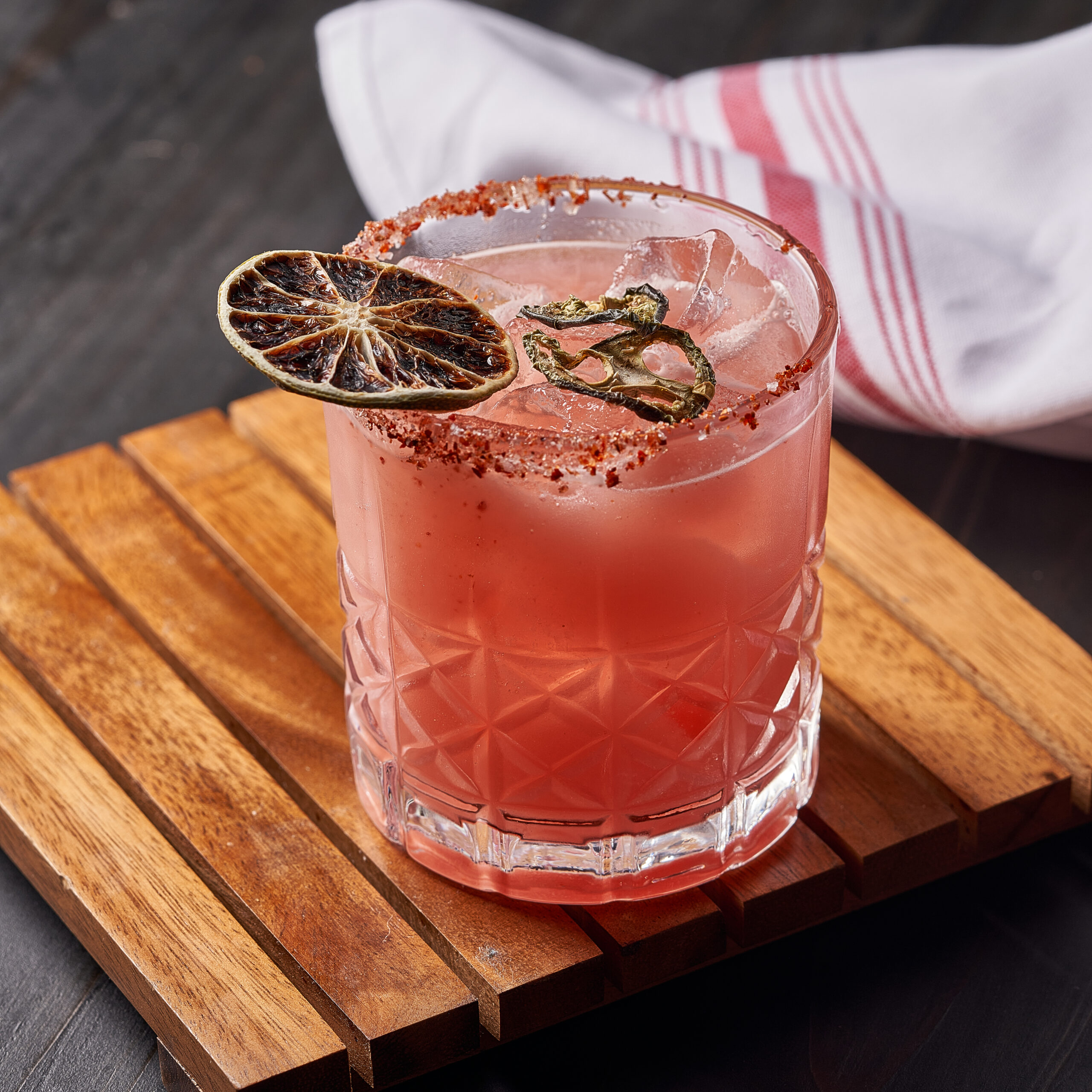 Handcrafted tropical margarita at Havana 1957, the best spot for National Margarita Day in Miami Beach and Las Vegas.